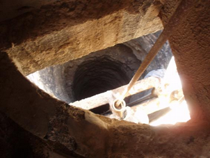 Infraestructura de extracción y distribución de agua